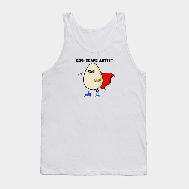 Eggscape Artist Tank Top by Art by Nabes